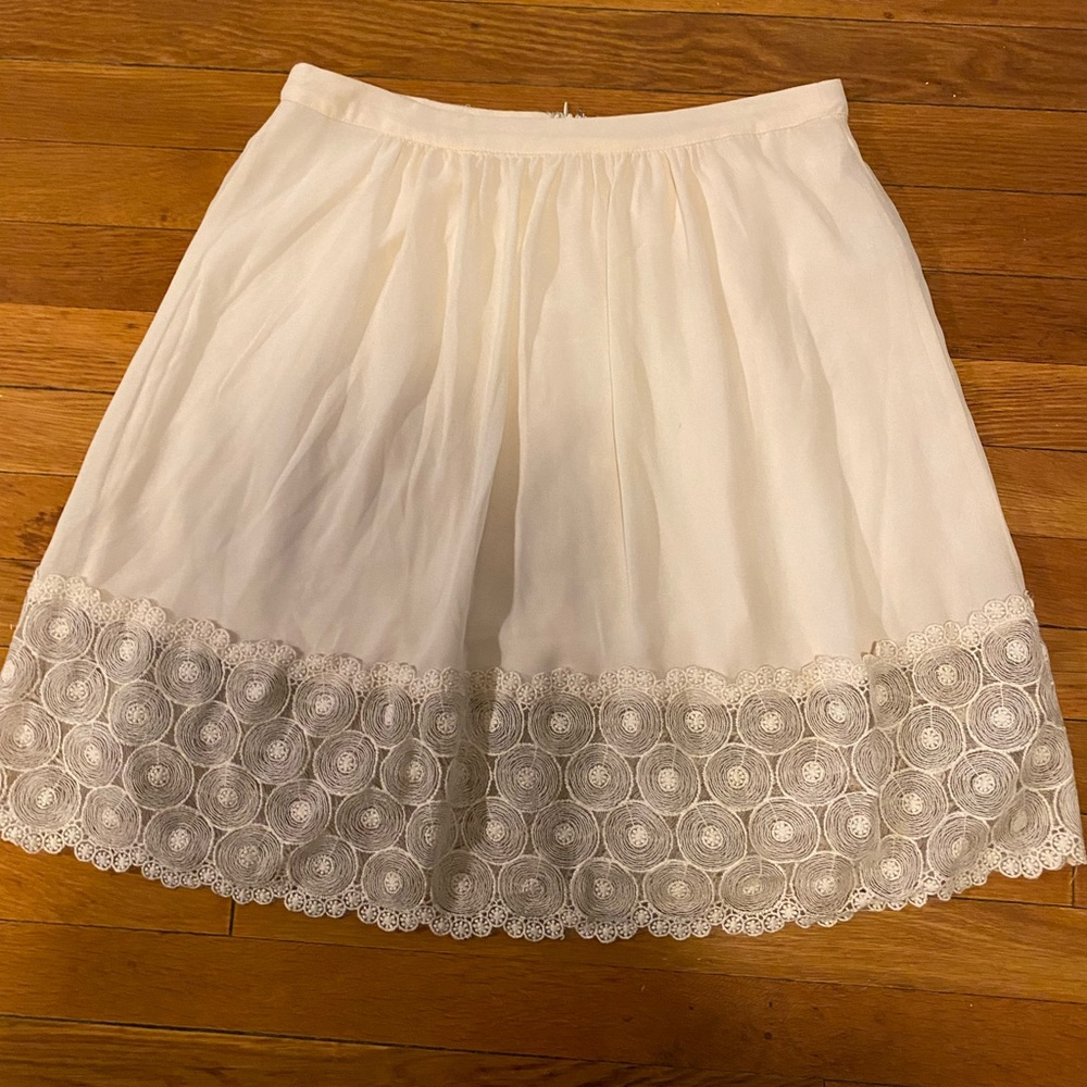 Light pink Love 21 Forever Skirt M mini brocade